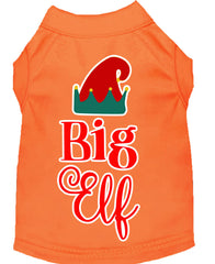 Big Elf Screen Print Dog Shirt