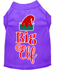 Big Elf Screen Print Dog Shirt