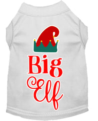 Big Elf Screen Print Dog Shirt