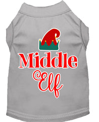 Middle Elf Screen Print Dog Shirt