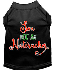 Son Of A Nutcracker Screen Print Dog Shirt