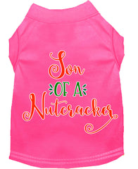 Son Of A Nutcracker Screen Print Dog Shirt