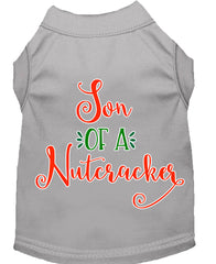 Son Of A Nutcracker Screen Print Dog Shirt