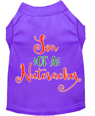 Son Of A Nutcracker Screen Print Dog Shirt