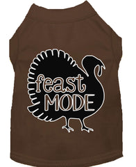 Feast Mode Screen Print Dog Shirt