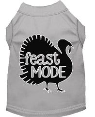 Feast Mode Screen Print Dog Shirt