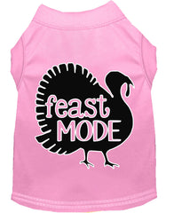 Feast Mode Screen Print Dog Shirt