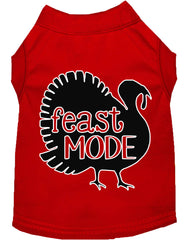 Feast Mode Screen Print Dog Shirt