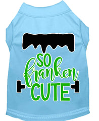 So Franken Cute Screen Print Dog Shirt