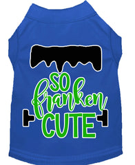 So Franken Cute Screen Print Dog Shirt