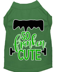 So Franken Cute Screen Print Dog Shirt