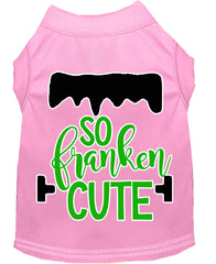 So Franken Cute Screen Print Dog Shirt