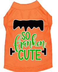 So Franken Cute Screen Print Dog Shirt