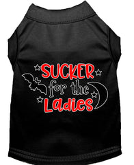 Sucker For The Ladies Screen Print Dog Shirt