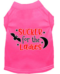 Sucker For The Ladies Screen Print Dog Shirt