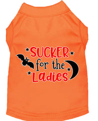 Sucker For The Ladies Screen Print Dog Shirt