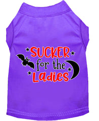 Sucker For The Ladies Screen Print Dog Shirt