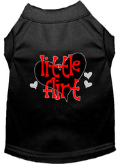 Little Flirt Screen Print Dog Shirt