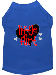 Little Flirt Screen Print Dog Shirt