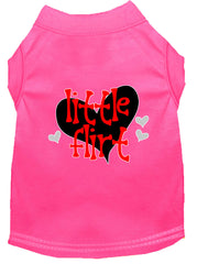 Little Flirt Screen Print Dog Shirt