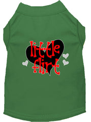 Little Flirt Screen Print Dog Shirt