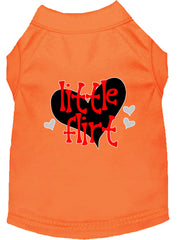 Little Flirt Screen Print Dog Shirt