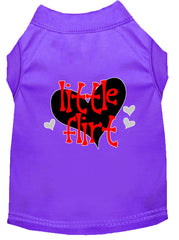 Little Flirt Screen Print Dog Shirt