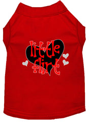 Little Flirt Screen Print Dog Shirt