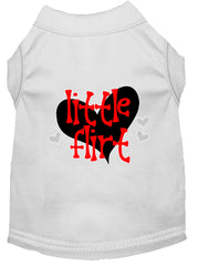 Little Flirt Screen Print Dog Shirt