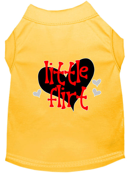 Little Flirt Screen Print Dog Shirt