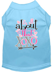 All About That Xoxo Screen Print Dog Shirt