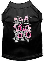 All About That Xoxo Screen Print Dog Shirt