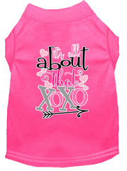 All About That Xoxo Screen Print Dog Shirt