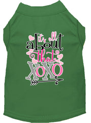 All About That Xoxo Screen Print Dog Shirt