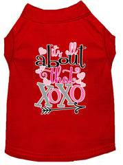 All About That Xoxo Screen Print Dog Shirt