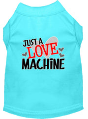 Love Machine Screen Print Dog Shirt