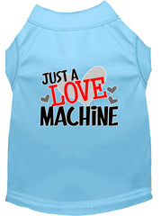 Love Machine Screen Print Dog Shirt