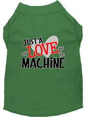 Love Machine Screen Print Dog Shirt