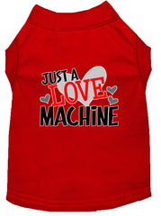 Love Machine Screen Print Dog Shirt