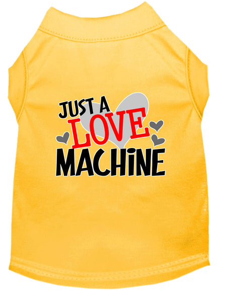 Love Machine Screen Print Dog Shirt