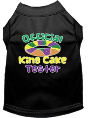 King Cake Taster Screen Print Mardi Gras Dog Shirt