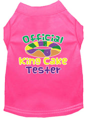 King Cake Taster Screen Print Mardi Gras Dog Shirt