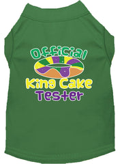 King Cake Taster Screen Print Mardi Gras Dog Shirt