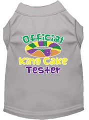 King Cake Taster Screen Print Mardi Gras Dog Shirt