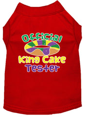 King Cake Taster Screen Print Mardi Gras Dog Shirt