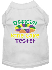 King Cake Taster Screen Print Mardi Gras Dog Shirt