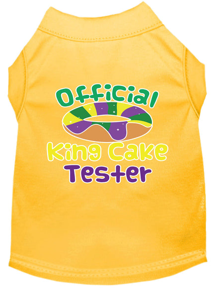 King Cake Taster Screen Print Mardi Gras Dog Shirt