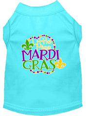 Miss Mardi Gras Screen Print Mardi Gras Dog Shirt