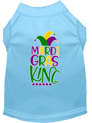 Mardi Gras King Screen Print Mardi Gras Dog Shirt