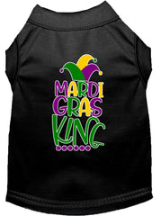 Mardi Gras King Screen Print Mardi Gras Dog Shirt